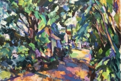 Grigsby's Road, 36x44 inches, 1989