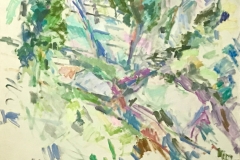 Racoon Ridge Trail, 38x48 inches, 1993