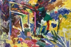 Arbor III ( Yellow Arbor), 48x50 inches, 1997