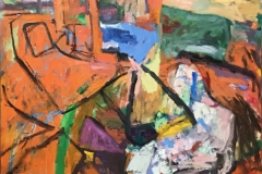 Interior with Nude, 43.5x50 inches, 1999