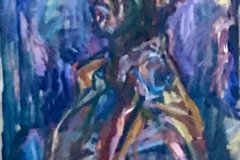 Self Portrait, 40x24 inches, 1990