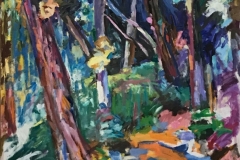 Woods, 46x48 inches, 1999